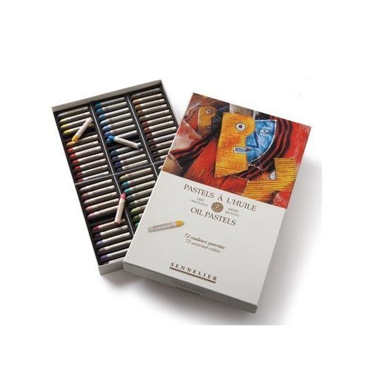 Sennelier Oil Pastel Assorted Set 72 Colors