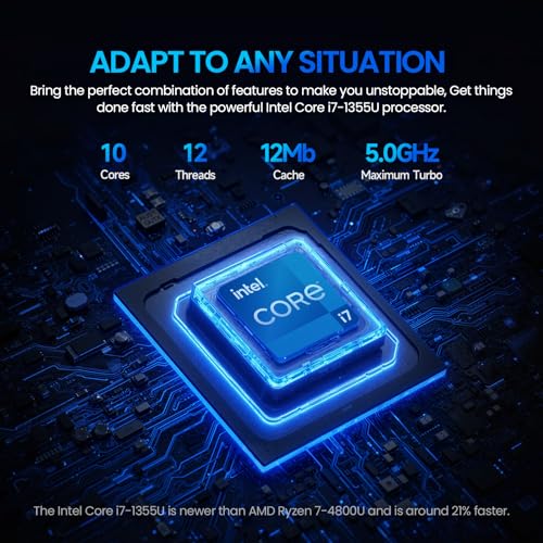 Image of 2026 HP 17 Inch Laptop Touchscreen Computer, 17.3 inch HD+ Touch Screen Business Laptop PC, 13th Gen Intel Core i7, Windows 11 Pro | Backlit Keyboard 10-Key | Fingerprint | Type-C | 32GB RAM 1TB SSD
