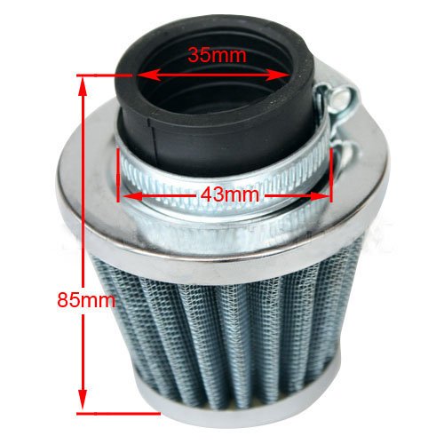 X-Pro 35Mm Air Filter For 50Cc 70Cc 90Cc 110Cc Atvs, Dirt Bikes, Go Karts #TOP1