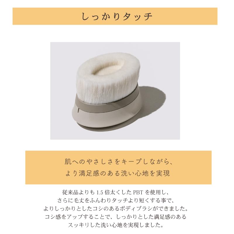 Amazon | ROTD-8 熊野筆ROTUNDA ®2way ボディブラシ【しっかりタッチ