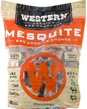Western BBQ Wood Chunks - American Hardwoods - (Mesquite)
