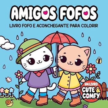 Capa do livro Cute & Comfy - Amigos Fofos