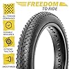 MOHEGIA Fat Tire 20x3.0 inch: High-Performance and All-Terrain Folding Replacement Fat Bike Tire with Street or Trail Riding #3
