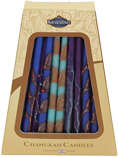 Majestic Giftware Candle, 6-Inch, Blue/Purple