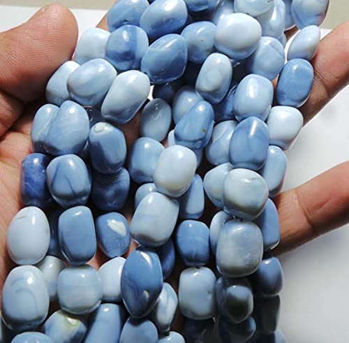 Opale bleue du Pérou en lot de 5 brins à offrir à un passionné de lithothérapie