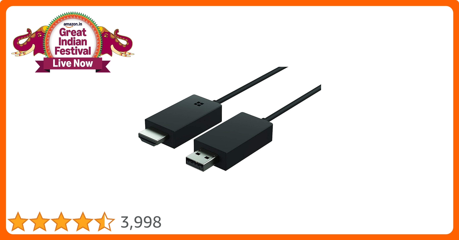 PCケーブル・コネクタ Microsoft Wireless Display Adapter PCケーブル・コネクタ Microsoft wireless display adapter Use