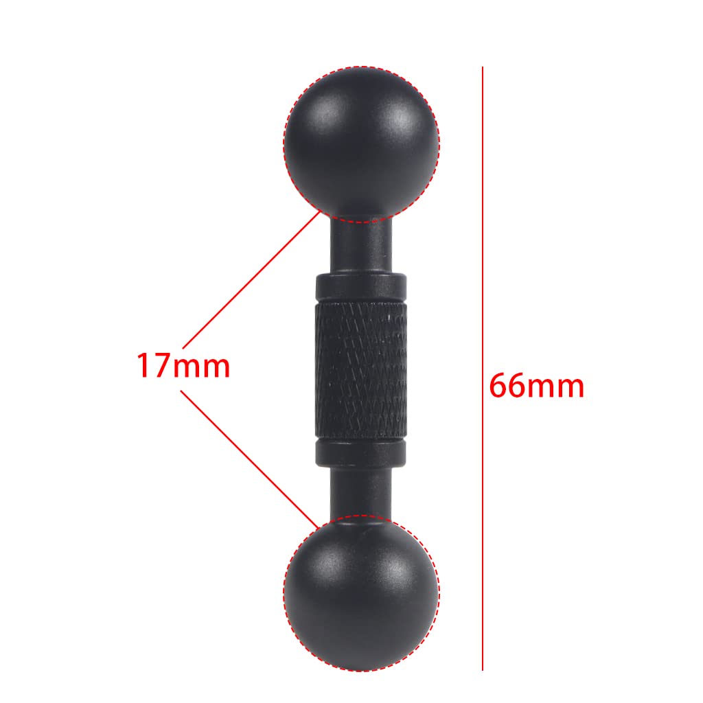 Amazon.co.jp: FEICHAO 17mm ダブルボールアダプター 延長ボール