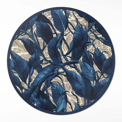 Tapis vinyle résistant à la rayure ø70 cm lavable pour sol de cuisine - 2