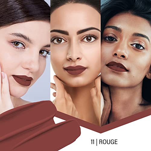 Image of Colors Queen Color Stay Matte Lipstick Combo Set of 3 | Weightless Matte Finish with Smooth Application | Transfer Proof, Smudge Proof & Waterproof | Long Lasting Lipstick for Women (Rouge, Bright Sexy Red)