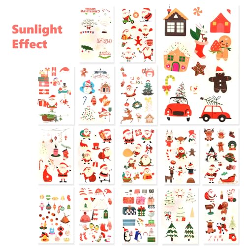 Christmas Tattoos for Kids 16 Sheets, Christmas Stocking Fillers for Boys and Girls, Xmas Eve Box Fillers, or Temporary Tattoos for Christmas Party Bag Fillers - Image 8