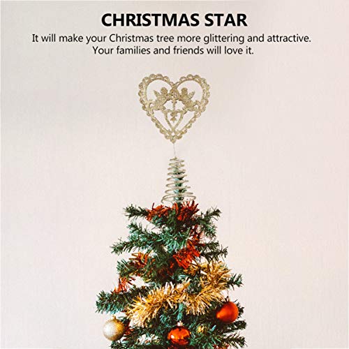 SOIMISS – Topo de Árvore de Estrela de Ferro com Estrelas de Natal, Decoração de Estrelas e Ornament