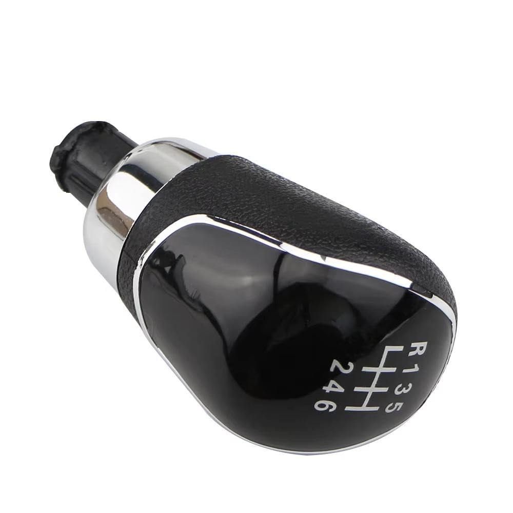 YDXHERTA 5/6 Speed Car Gear Stick Shift Knob for Focus MK2 MK3 for Fiesta MK7 for Mondeo MK4 for Kuga for Transit for Galaxy Auto Parts(6speed Black)