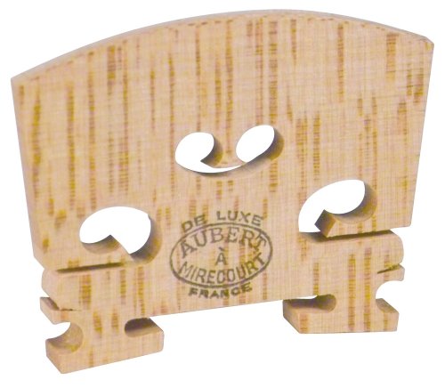 Aubert VB-8A Old Luxe Violin Bridge – 4/4 Size – Premium European Maple, Unslotted, Professional Tone Enhancement