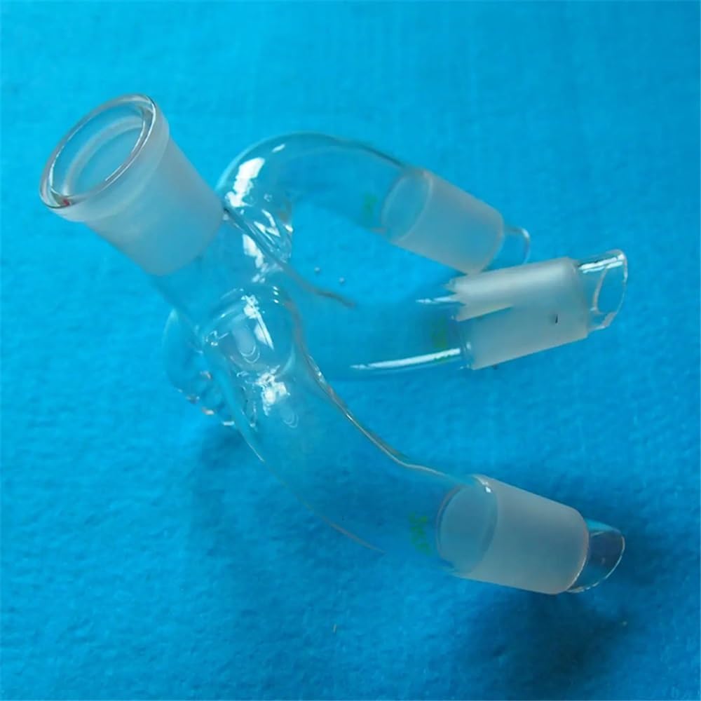 Adaptador receptor de vidrio 24/40 con junta esmerilada múltiple for cristalería de laboratorio