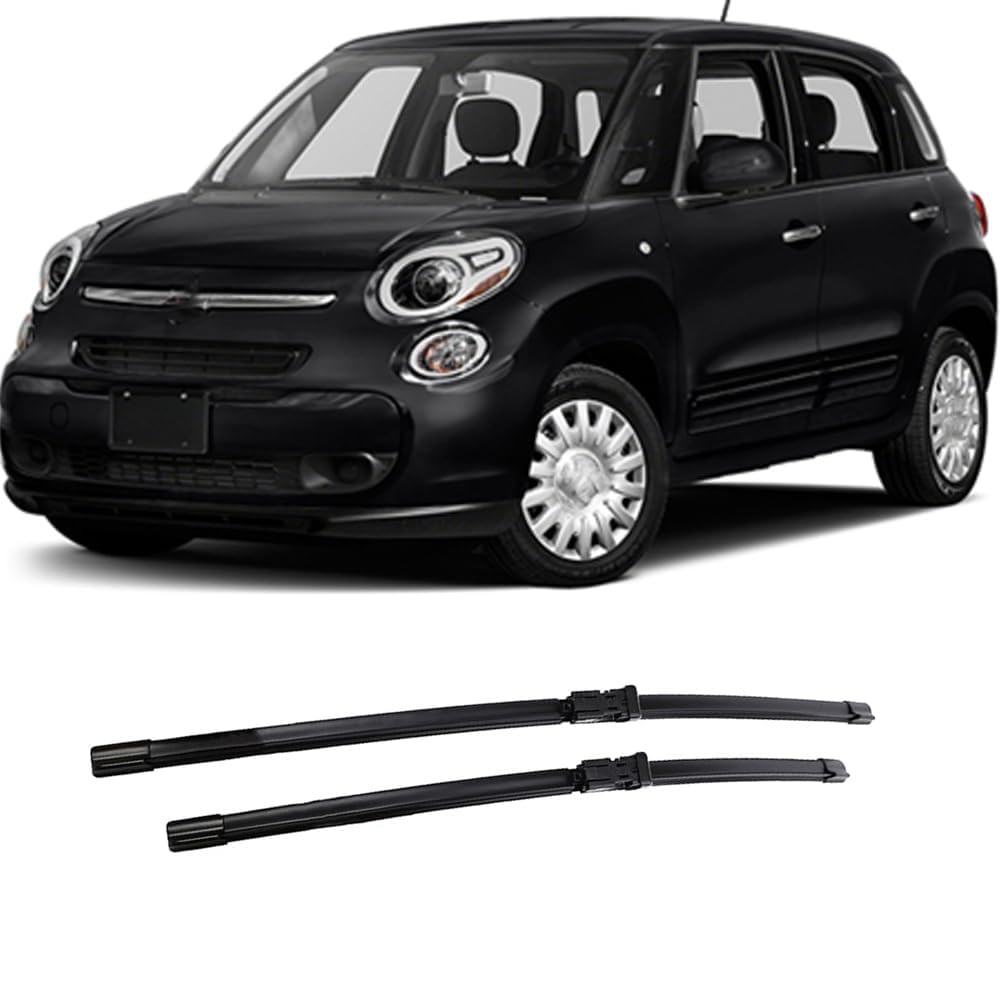 Balais d'essuie-glace Fiat 500L silencieux pour pare-brise sans traces