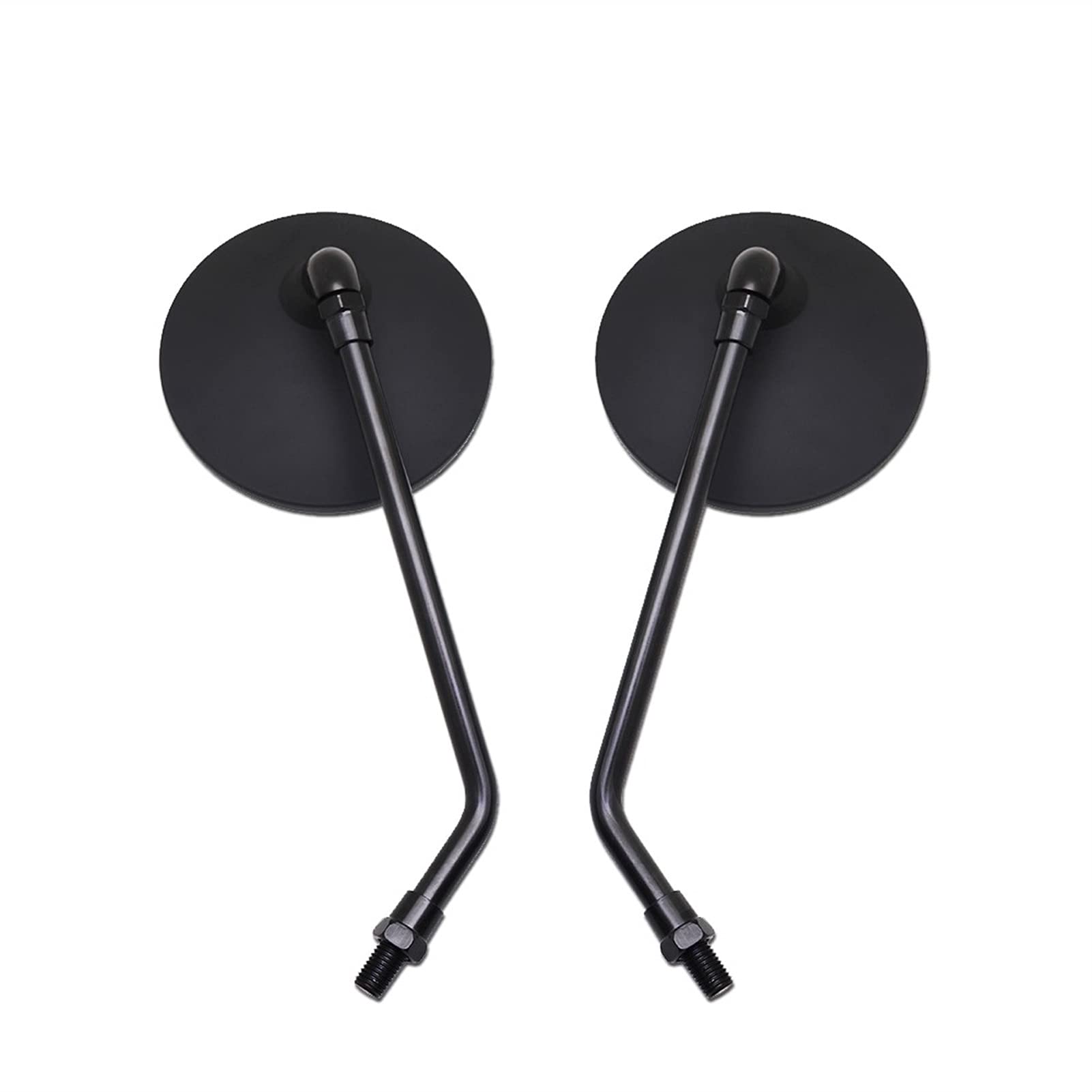 EPMANN Telaio Specchietti Retrovisori per Specchietto Retrovisore Moto Universale in Alluminio 7/8 "22mm per D-ucati Scrambler Cafe Racer Parti di Ricambio (Color : Black)