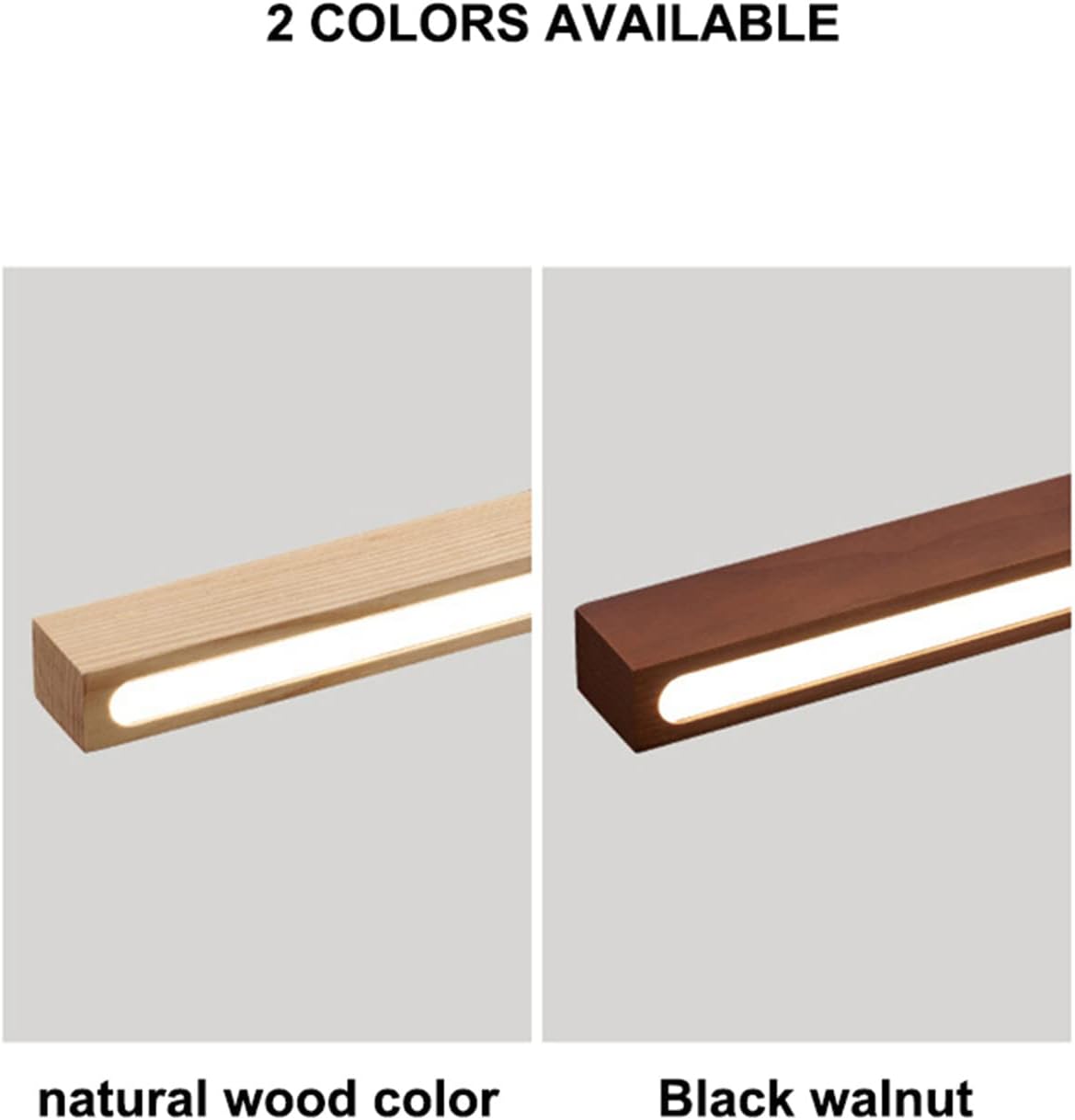 Modern Dimmable Wood Linear Light for Dining Room Kitchen Island – Stylish Contemporary Lighting Fixture for Home Decor, Adjustable Brightness, Ideal for Dining Spaces/Walnut/120Cm