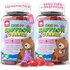 Saffron Magnesium Glycinate Gummies for Kids Mood Relax Sleep Gummies, Liposomal Saffron for Kids Gummies, Organic Saffron Extract Supplements w/ L-Theanine & GABA for Focus Calm - No Melatonin, 120Ct