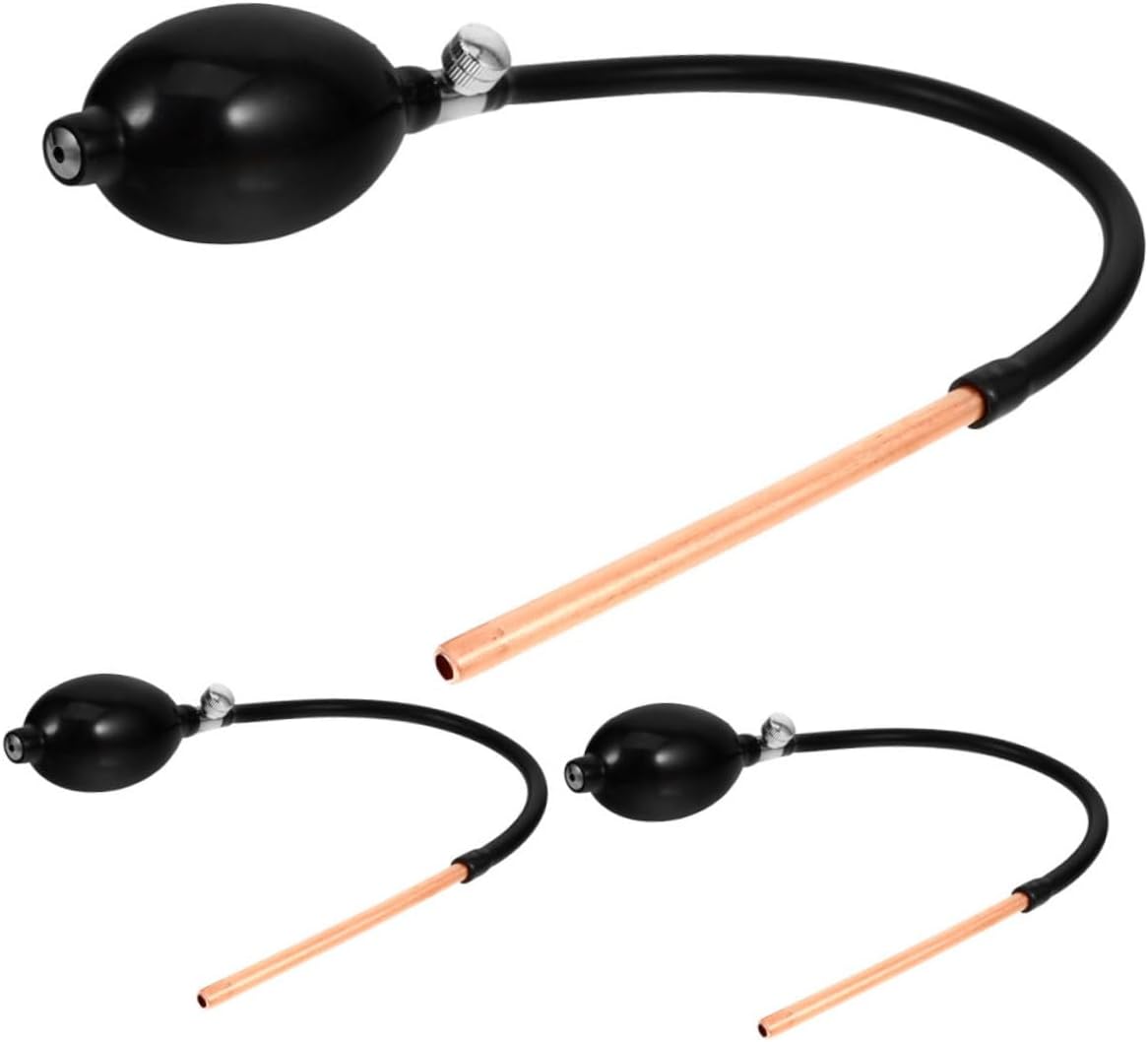 Sugar Art Blower Pump Kit 3pcs Tools for Candy Sugar Decorations Ideal for Home Stores Bakeries