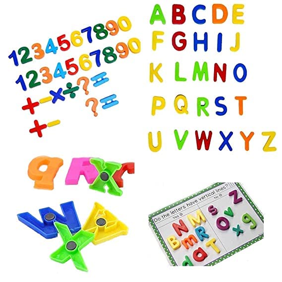 UVID Art & Craft Supplies -Combo of Magnetic Letters & Numbers for Educating Kids in Fun -Educational Alphabet Refrigerator Magnets | Toy for Preschool Learning, Spelling, Counting (B0B5R8PH7B) Amazon Price History, Amazon Price Tracker