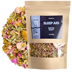 Sleep Tea for Bedtime, Sleep Aid Natural Herbal Organic Wellness Tea, Sleeping Tea with 11 Herbs for Relaxation and Stress Relief Sleepytime (Herbal Tea)