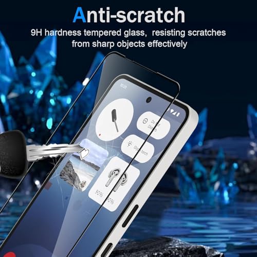 Image of FabeKee / Premium Tempered Glass Screen Protector Guard For Nothing Phone 4a 5G (6.78 Inch, Pack of 1) | Edge to Edge Coverage With Easy to installation kit