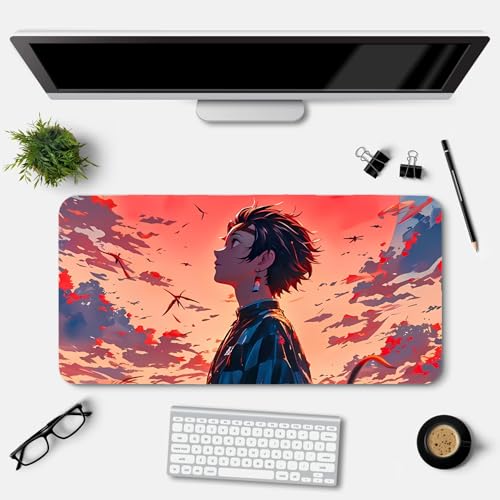 Image of Anime fearturing Large Gaming Mouse Pad, Extended Desktop Mat, 58 x 28 cm. (DS 4)