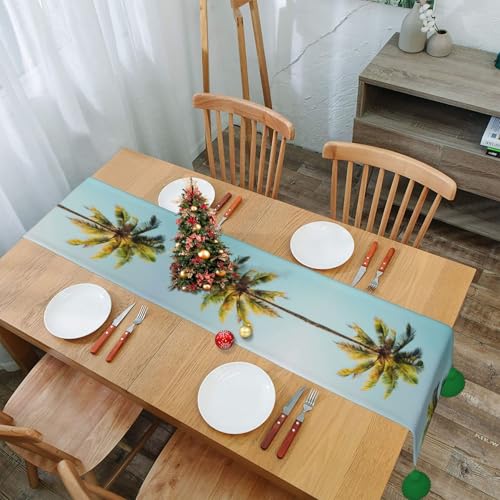 Chemin de table palmier pour sublimer une table basse ou un mariage - 8