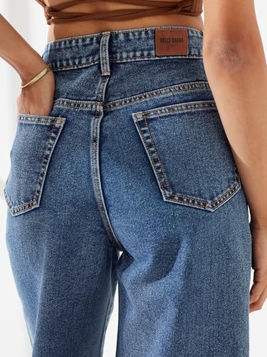 Image of Dolce Crudo Women's High Waist Straight Fit Jeans