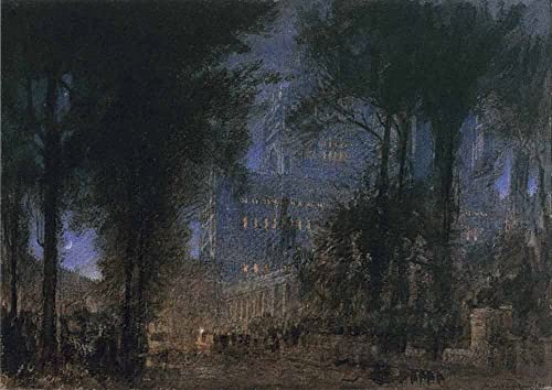 Peinture murale Salisbury Albert Goodwin affiche toile décoration salon