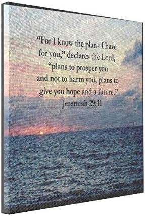 SthAmazing Book Of Jeremiah Canvas Wrap Jeremiah 29 11 Photo Printed On Canvas