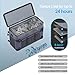 Lanedo Deep Freeze Cooler Soft Sided Cooler Bag, 34 Can Collapsible Insulated Ice Chest, Large Leakproof Camping & Travel Cooler for Kayaking & Beach