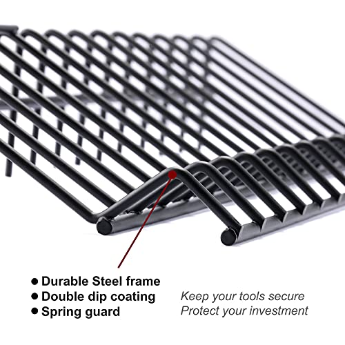 Mayouko Zangen-Organizer-Regal, 2-teiliges Set, Größe je Regal: 38 x 14 x 6,3 cm mit 15 Schlitzen, insgesamt 2 Regale mit 30 Schlitzen.