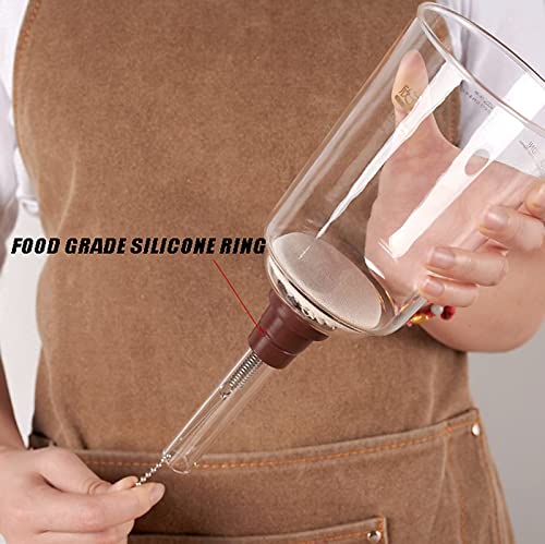 JRZTC Molinillo de café de preparación Completamente automática, cafetera de sifón, café de 3 Tazas, cafetera casera… - Imagen 5