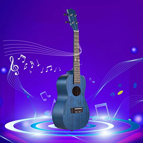 Btuty Ukulélé 23 pouces Placage Soprano Uke 4 cordes Hawaii Guitare Acajou Côté Dos Palissandre Touche avec Sac de… - Les Beatles, Paul McCartney, John Lennon, RIngo Starr, George Harrison Btuty Ukulélé 23 pouces Placage Soprano Uke 4 cordes Hawaii Guitare Acajou Côté Dos Palissandre Touche avec Sac de… – Image 3