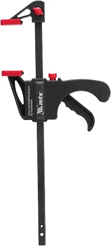 MTX Grampo Sargento Universal de Aperto Rápido 200x315x60 mm – Fixação Forte sem Danos