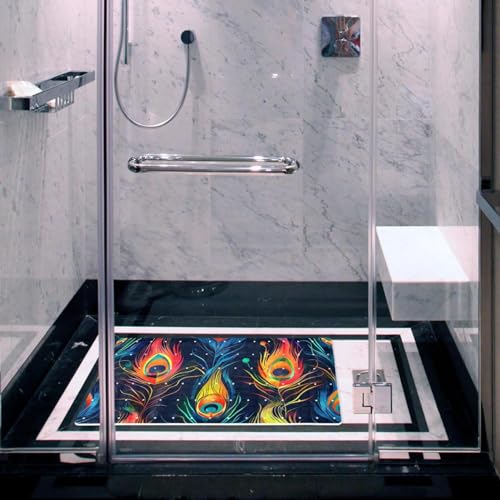 Alfombrilla de baño extralarga para evitar caídas con ventosas seguras 7
