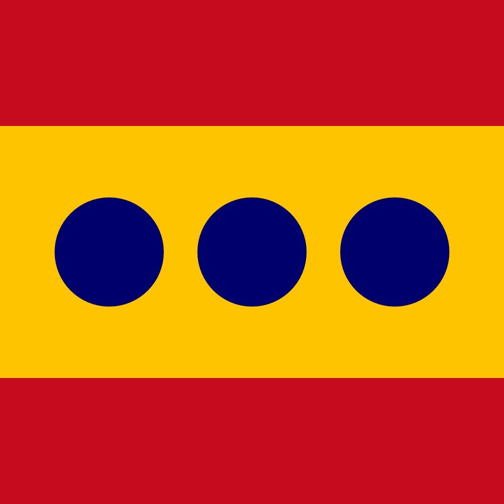 Drapeau Large Admiral Spain grand tissu résistant aux intempéries