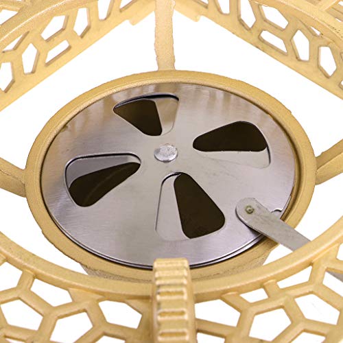 YIJU Square Ultra-light Camping Backpacking Spirit Burner Fogão a álcool - Amarelo