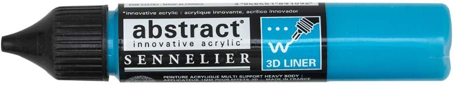 SENNELIER Abstract Acrylic Liner, 27ml, Fluorescent Green, (10-121301-895)
