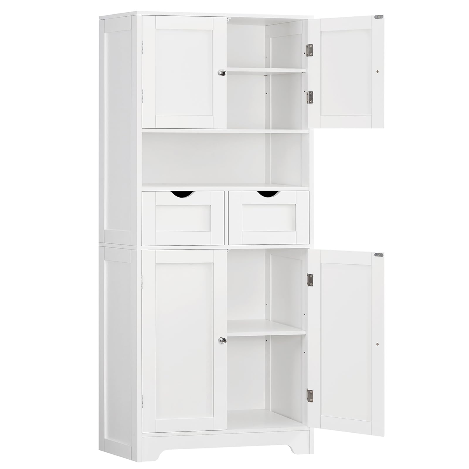 TEENFON Tall Bathroom Storage Cabinet