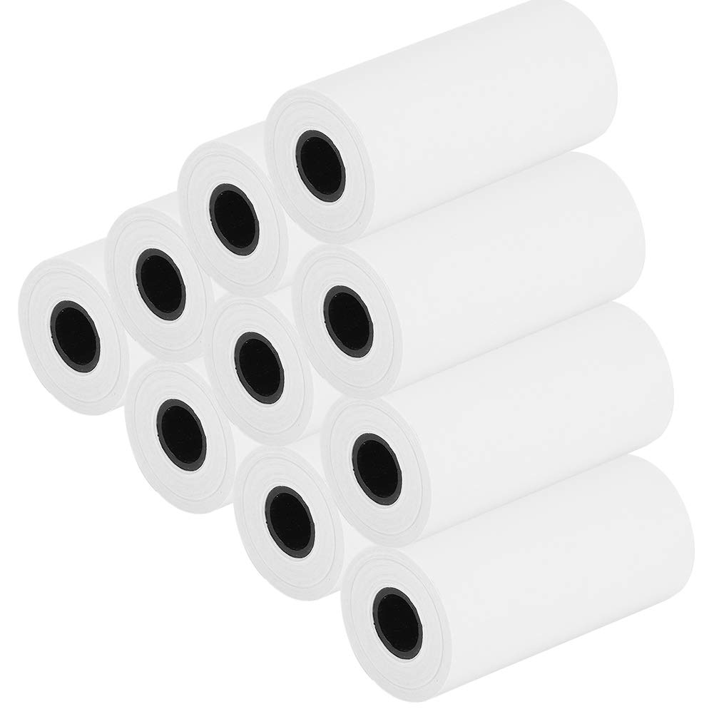 Thermal Printer Paper for Portable Cameras 10 Rolls 6m x 5.5cm for Crafts and School Supplies, white - Image 4