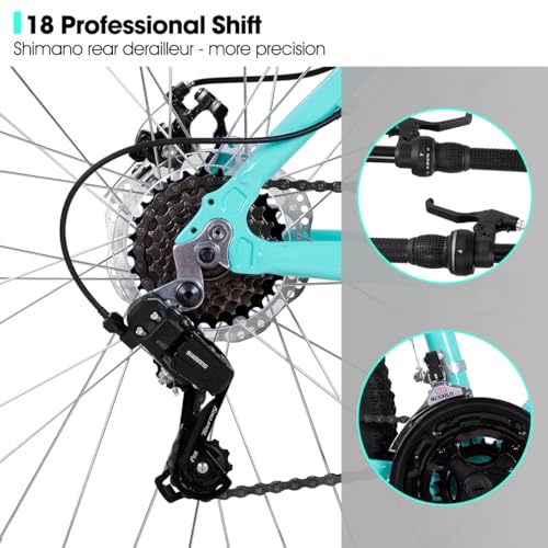HILAND 20 Inch 26 Inch Mountain Bike for Women Girl,
