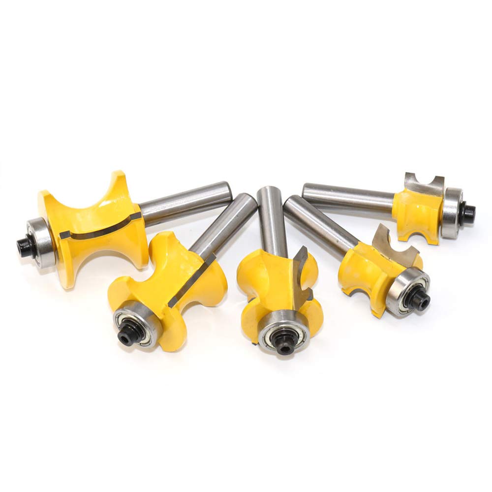SET KIT 5 FRESE FRESA PUNTE PER PANTOGRAFO VERTICALE LEGNO 8mm 15/20//25/30/35