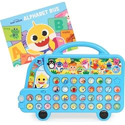 Pinkfong Baby Shark ABC Alphabet Bus (2nd Edition) Sound Pad | Premium Interactive Electronic Toy, Music Pad | Learning & Education Toys, Gifts for Kids and Toddlers