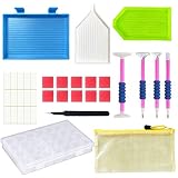 ✸【Gran Elección para los Amantes】Perfectos para principiantes y aficionados a la pintura de diamantes. Diversas herramientas de pintura de diamantes para resolver varios problemas por ti. Es muy entretenido, es el divertido regalo para sus padres, hijos, amigos y colegas.