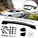 KKONEAUTO GT Wing Spoiler - 47 Inch Adjustable Rear Trunk spoiler for Cars - Racing Style, Lightweight ABS Car Wing (Matte Black)