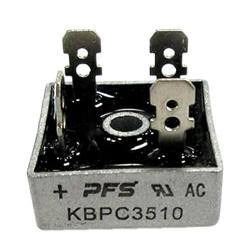 LOOM TREE 35A 1000V Metal Case Diode Bridge Control Single-phase Rectifier KBPC5010