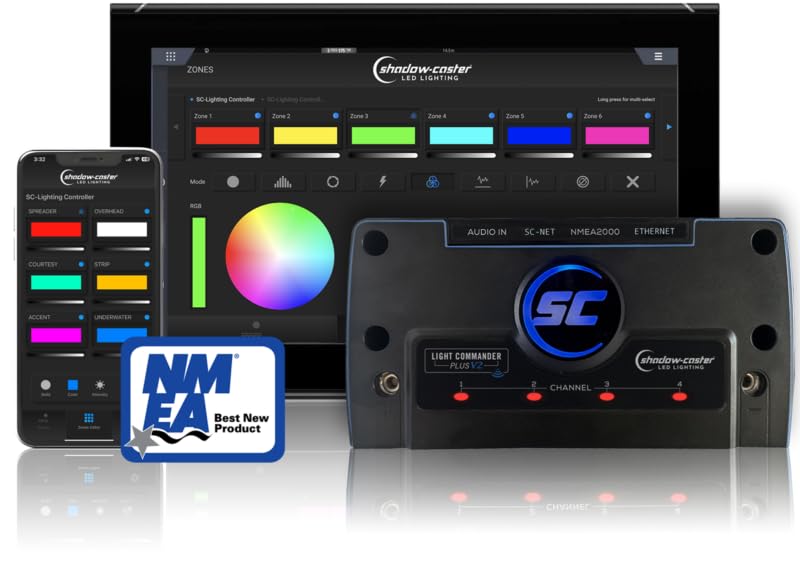 Shadowcaster Marine Lighting SCM-LC-N2K-Plus-V2 Shadow Caster Light Commander Bluetooth/wi-fi Nmea2000 Control