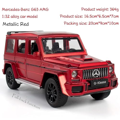 Image of SPITEN Exclusive Alloy Metal Pull Back Die-cast Car Scale Model with Sound Light Mini Auto Toy for Kids Metal Model Toy Car with Sound and Ligh Multi Color Mercedz AMG G-65 1:32 Metal